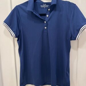 Vineyard Vines Blue Button Down Polo Shirt S
